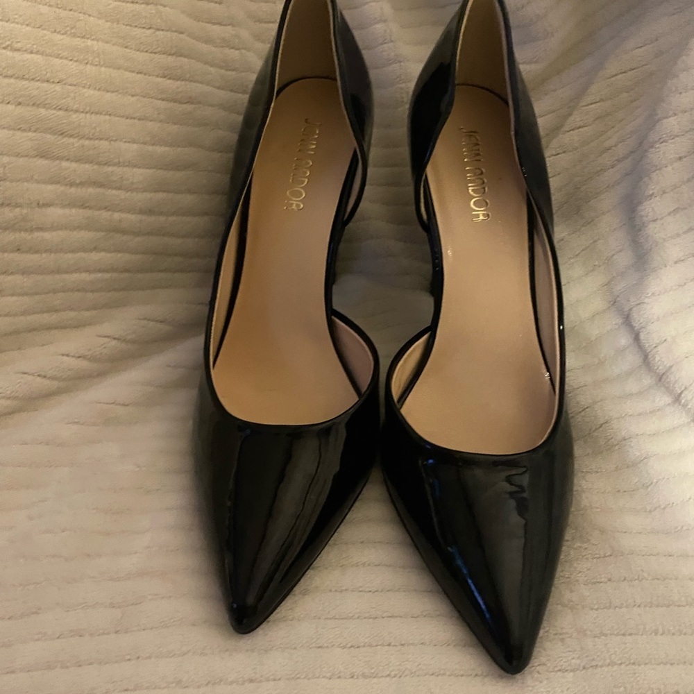 JENN ARDOR Women's Stiletto High Heel Shoes Pointed Toe Slip On Party Pumps 7.5 - Picture 3 of 11